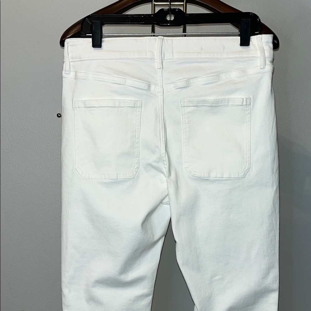 White House Back Market - Patch Pocket High-Rise Slim Jean - Size 10 - Picture 7 of 9
